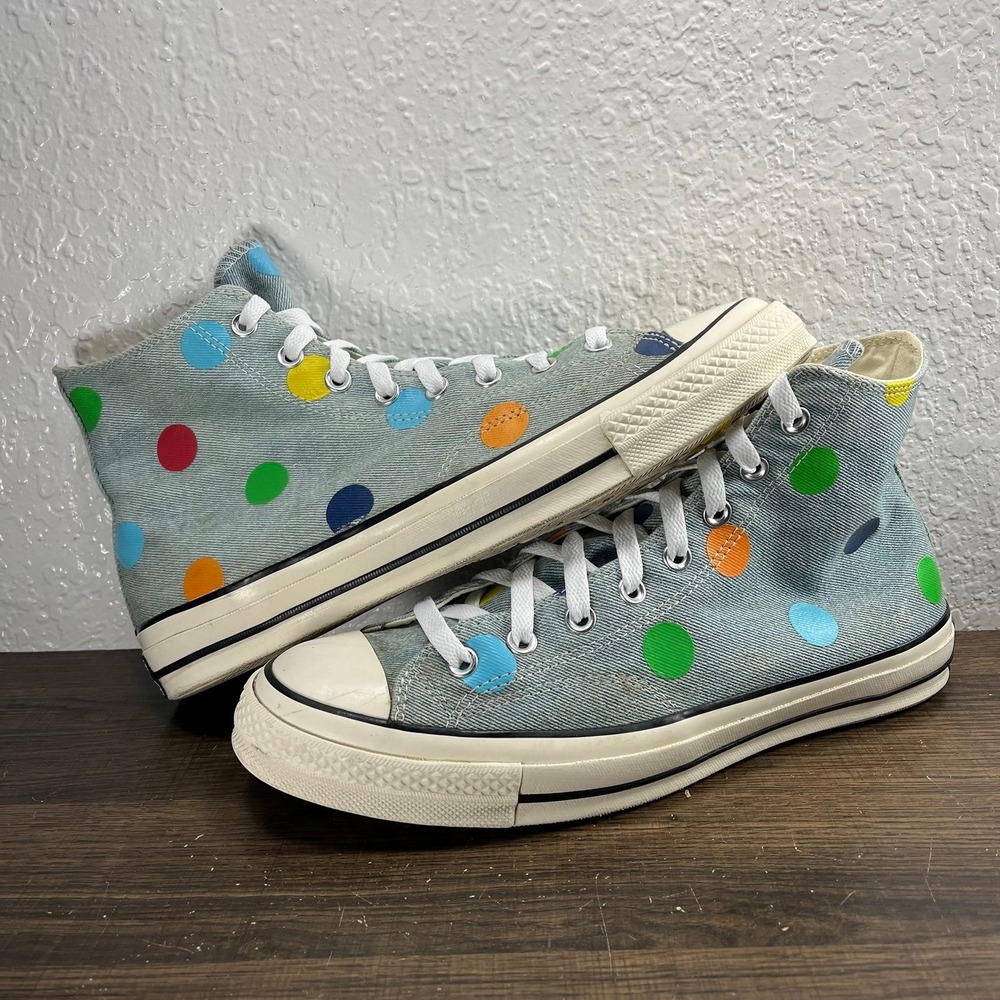 Converse Chuck 70 High Tyler The Creator Polka Dot Shoes - M 10.5 - W 12.5 - Picture 3 of 9